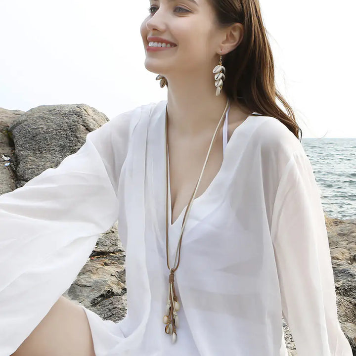 Ocean Style Shell Pendant Necklace