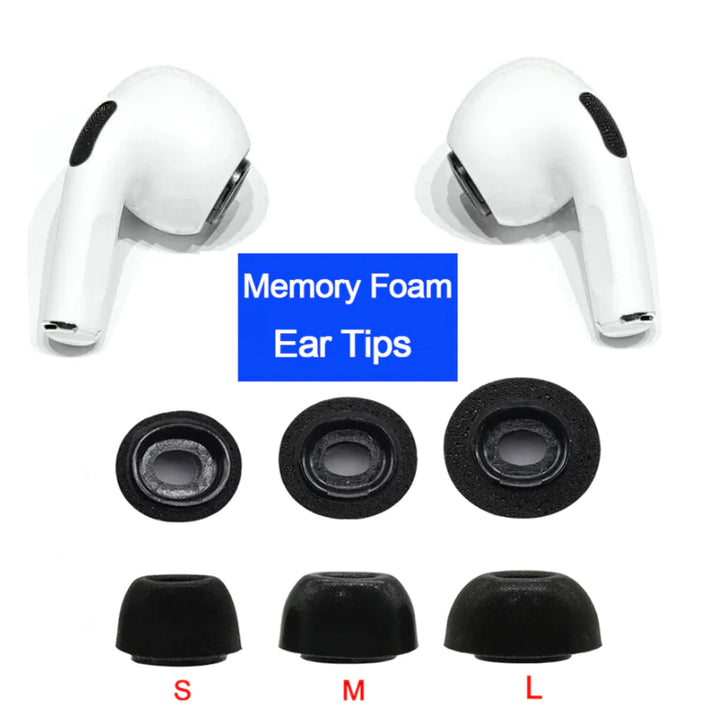 Replacement Ear Tips For Apple Airpods Pro Memory Foam Tips Airpod Pro - 3 Pairs