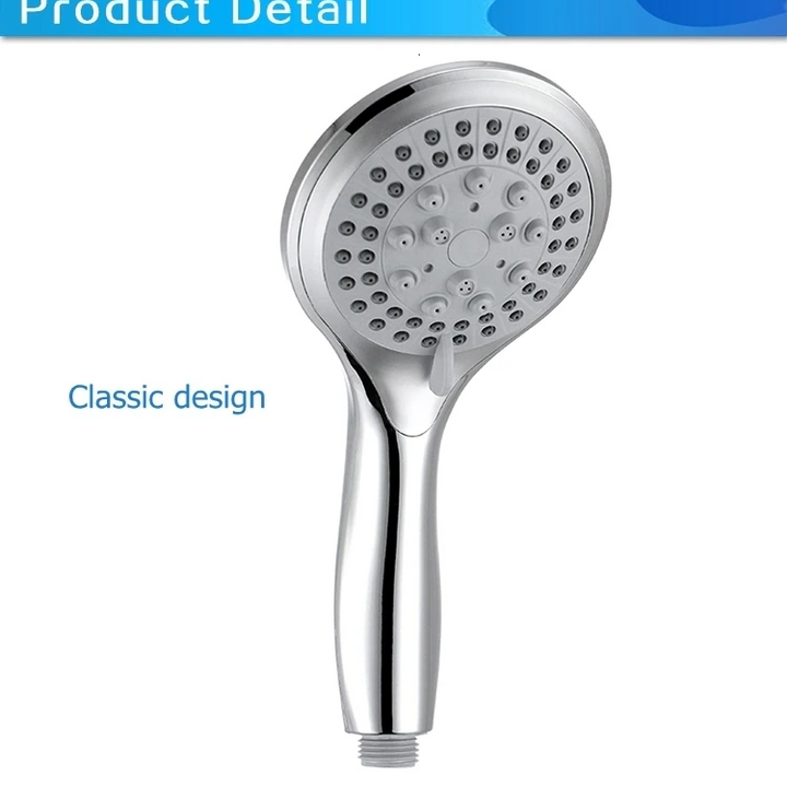 High Pressure Shower Head 5 Settings Handheld Shower Heads Spray With 5 FT Hose