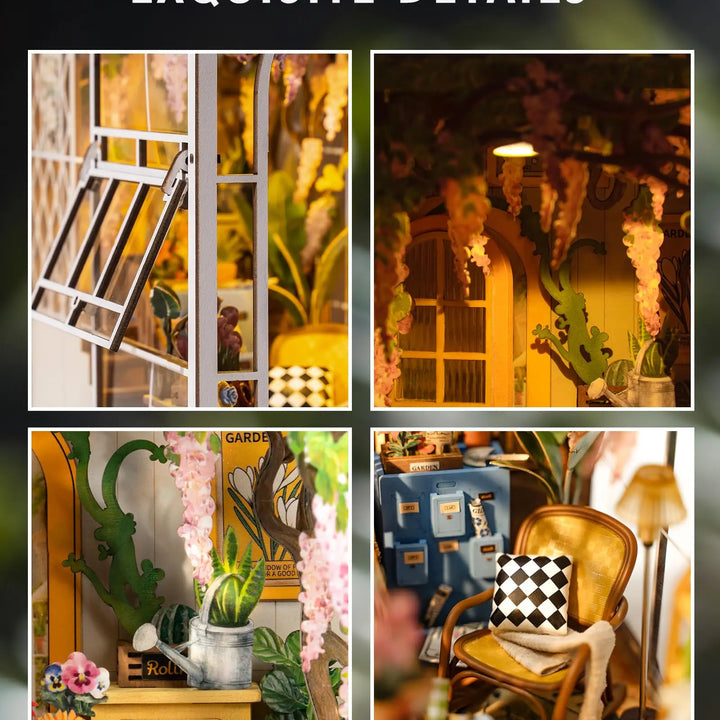 Mini Garden House Book Nook Kit