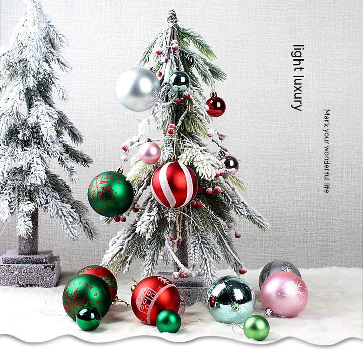 Colorful Christmas Ornament Ball Set