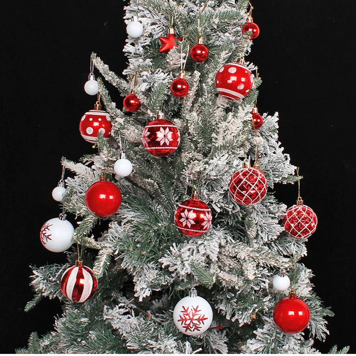 Colorful Christmas Ornament Ball Set