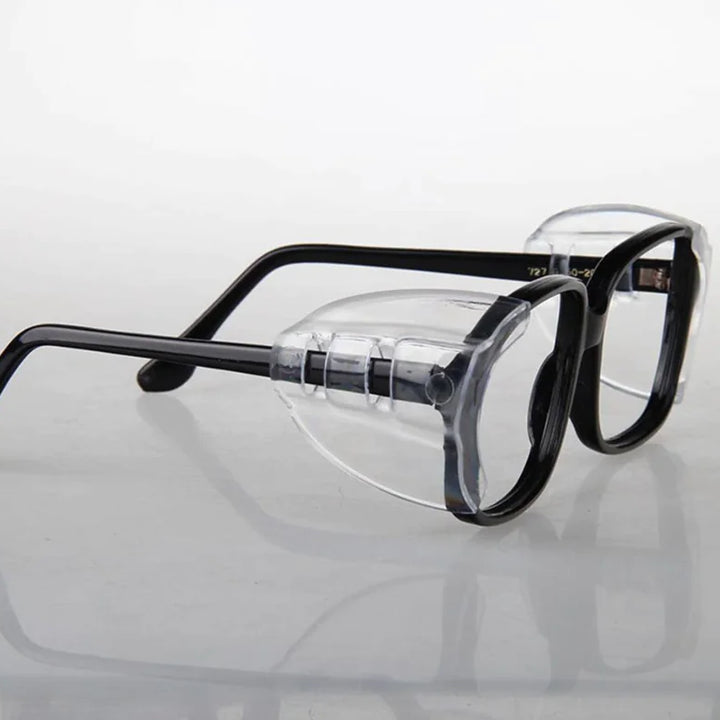 2 Pairs Side Shields For Eye Glasses Slip On Safety Glasses Shield Universal US