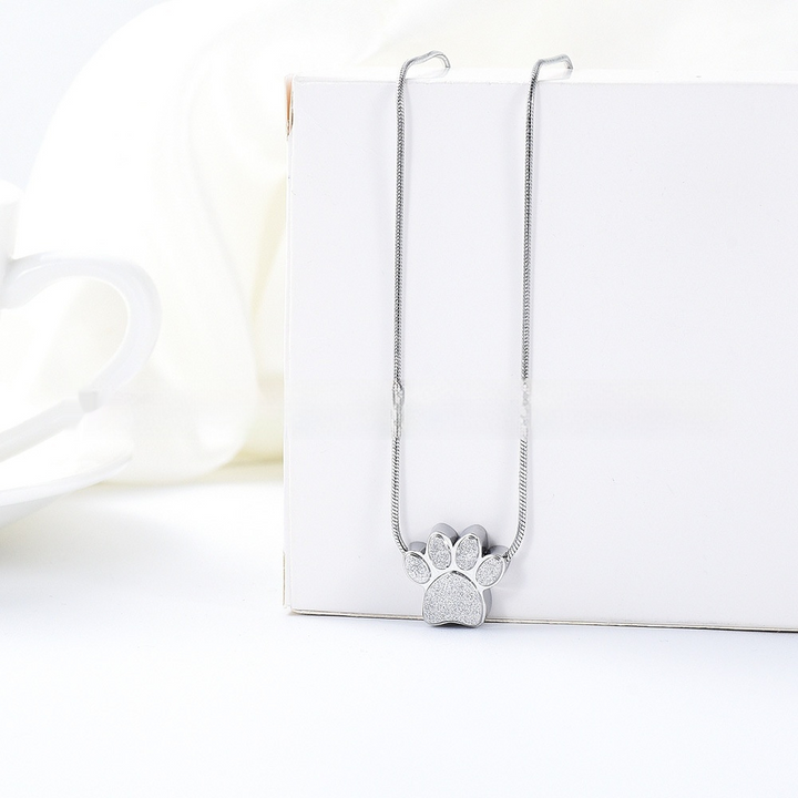 Paw Print Pendant Necklace