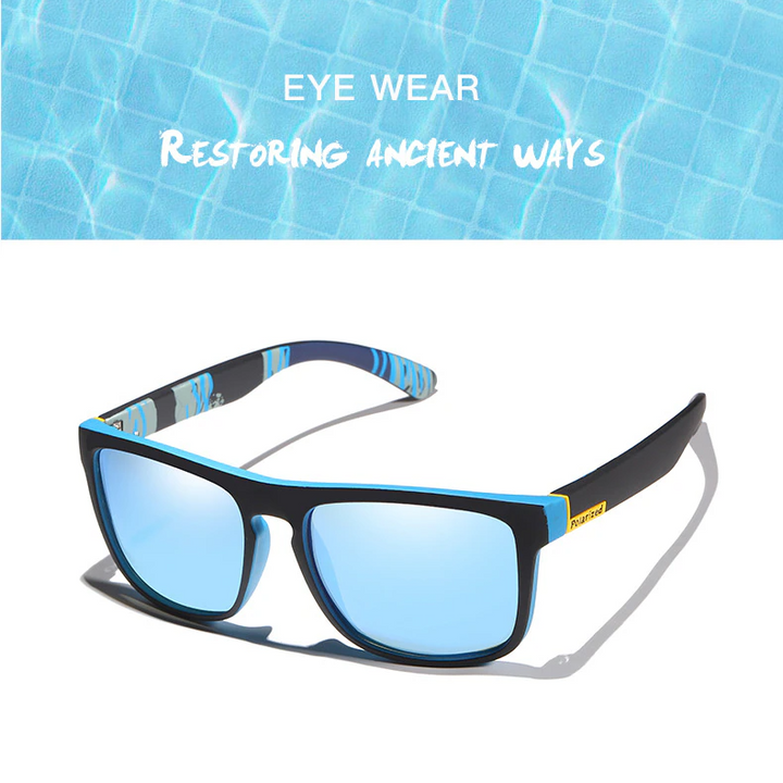 Square Polarized Sunglasses For Men Women Outdoor Sports Driving Glasses Golfing