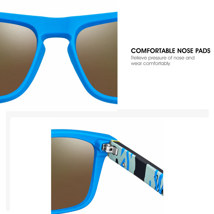 Square Polarized Sunglasses For Men Women Outdoor Sports Driving Glasses Golfing