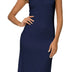 Women's Full Slips Cami Long Spaghetti Strap Under Dress XX-Large Navy Blue