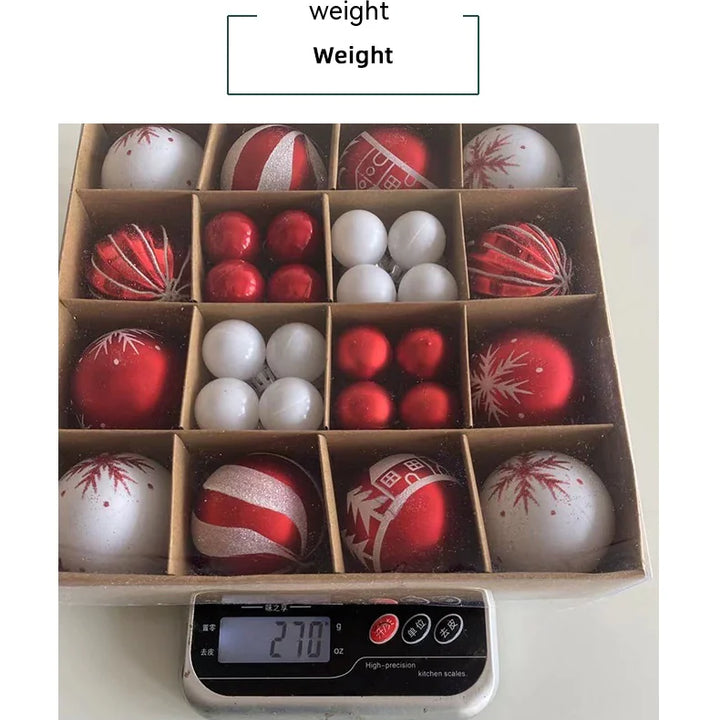 Colorful Christmas Ornament Ball Set