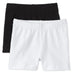The Children's Place Girls Basic Cartwheel Short XX-Large Black/White 2
