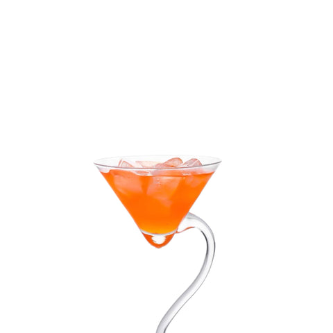 Side Bend Cocktail Glass